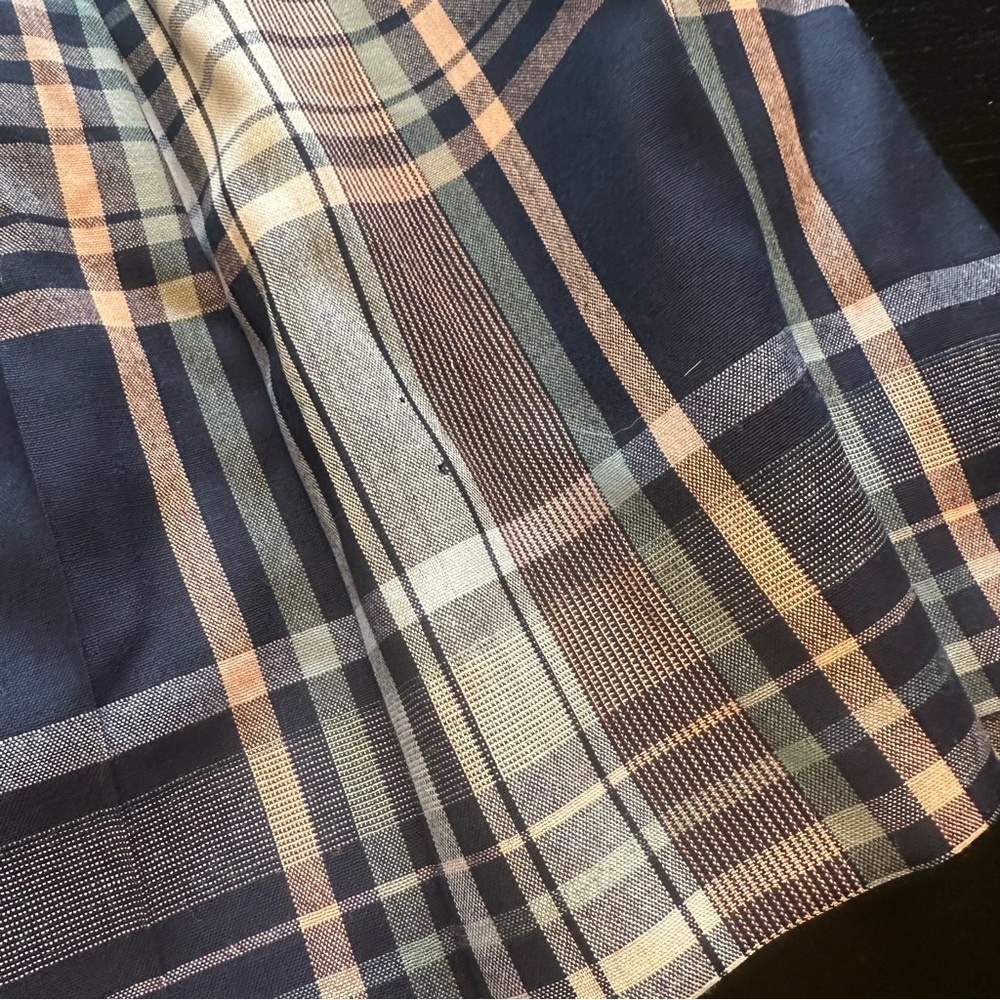 Vintage Pendleton Size 12 Black Brown Plaid Fall Designer 100% Virgin Wool - Picture 7 of 9